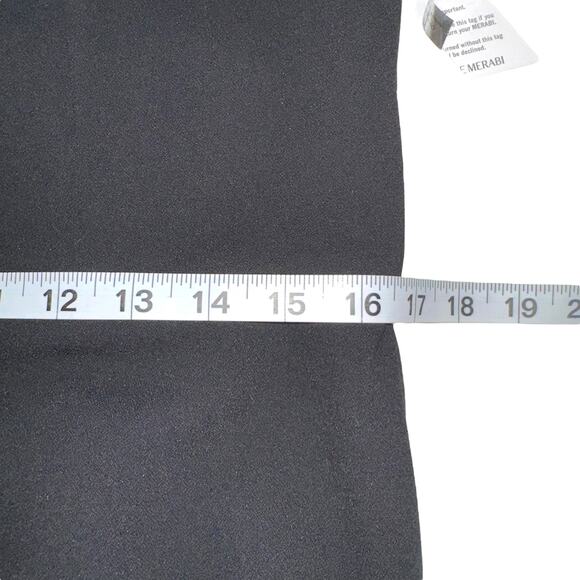 NWT Nadine Merabi Sabrina Sleeveless Wide Leg Black Jumpsuit US 12 - Picture 8 of 11